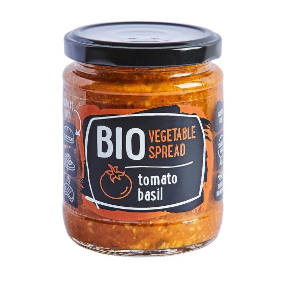 Spread with tomato and basil organic 235 g   RUDOLFS