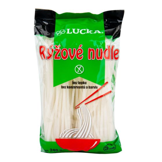 Gluten-free Pasta Rice Noodles 3 mm 240 g   LUCKA