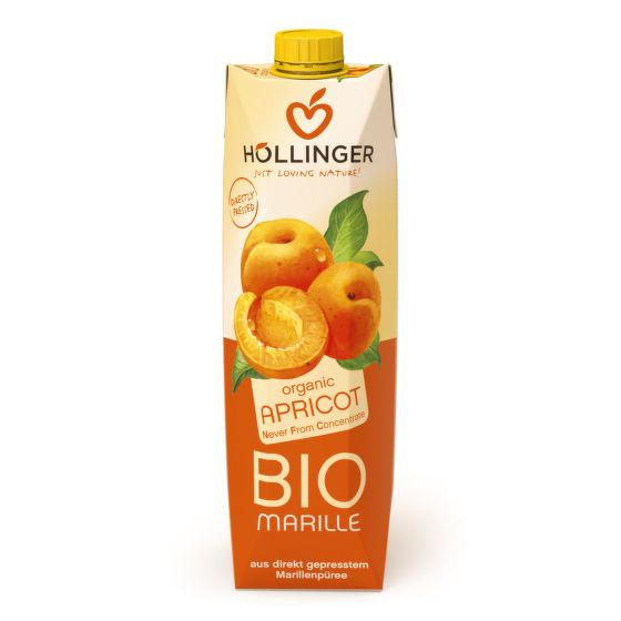 Apricot juice organic 1 l   HOLLINGER