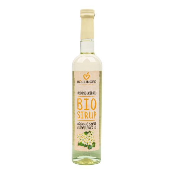 Elderflower syrup organic 500 ml   HOLLINGER