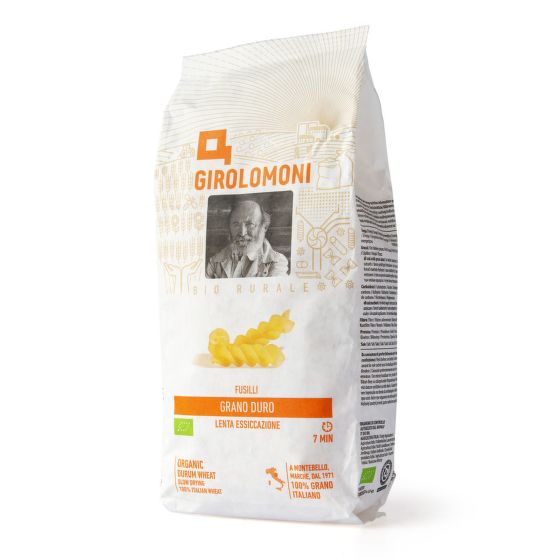 Durum wheat semolina Fusilli organic 500 g   GIROLOMONI