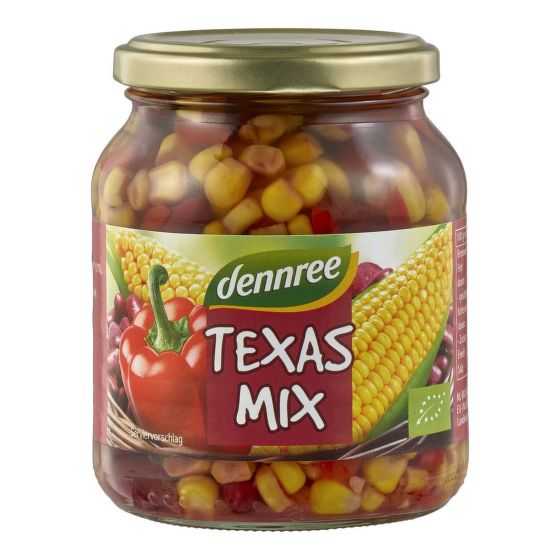 Texas vegetable mix in brine 350 g   DENNREE