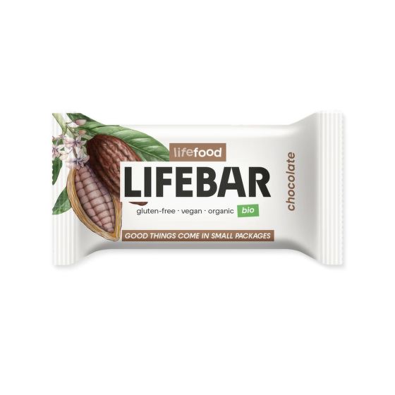 Lifebar chocolate bar organic 25 g   LIFEFOOD