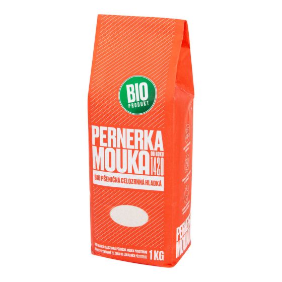 Wholemeal wheat flour smooth organic 1 kg   PERNERKA