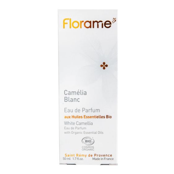 Natural perfume water CAMÉLIA BLANC — White Camellia 50 ml Organic FLORAME