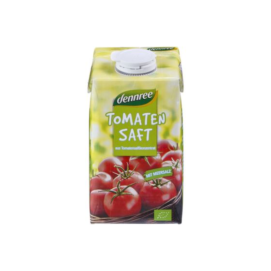 Tomato juice from concentrate organic 500 ml   DENNREE