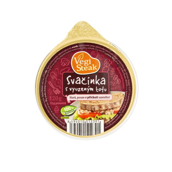 VegiSteak spread with smoked tofu 120 g   VETO ECO
