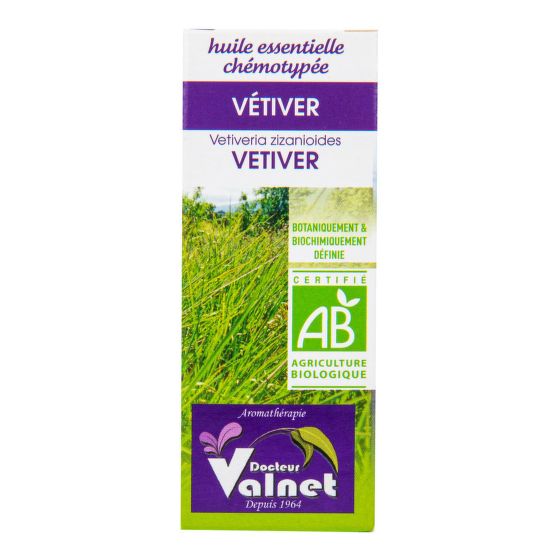 Essential oil Vetiver organic 10 ml   DOCTEUR VALNET
