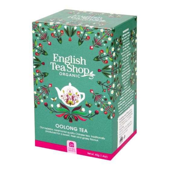 Tea Oolong organic 20 bags   ENGLISH TEA SHOP