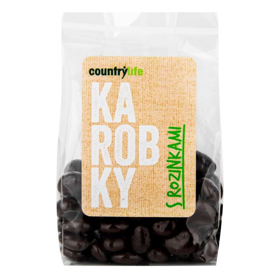 Carob Chips with Raisins 100 g   COUNTRY LIFE