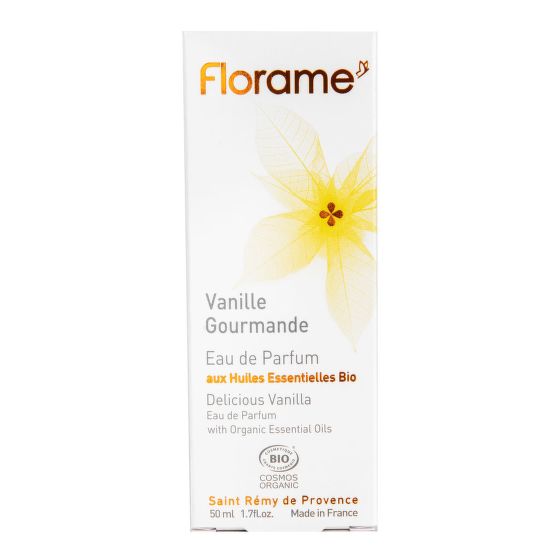 Natural perfume water VANILLE GOURMANDE — Delicious Vanilla 50 ml Organic  FLORAME