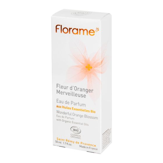 Natural perfume water FLEUR D'ORANGER MERVEILLEUS — Wonderful Orange Blossom 50 ml Organic FLORAME