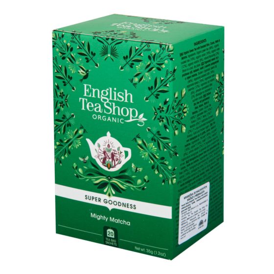Tea Mighty Matcha organic 20 bags   ENGLISH TEA SHOP