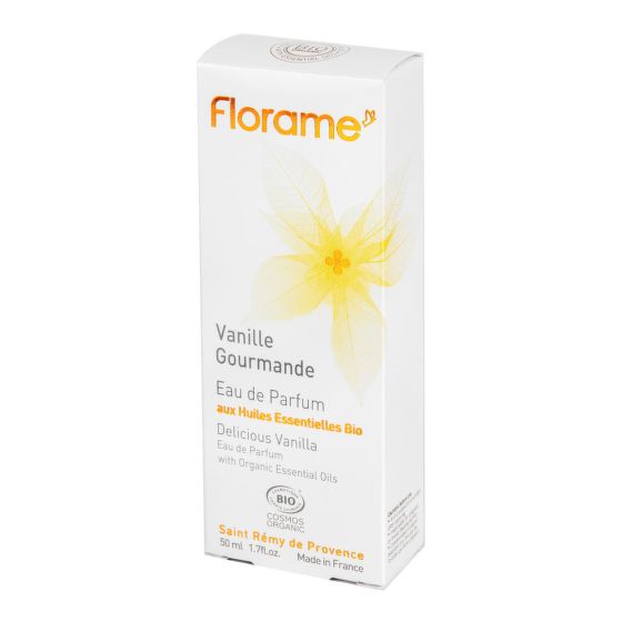 Natural perfume water VANILLE GOURMANDE — Delicious Vanilla 50 ml Organic  FLORAME