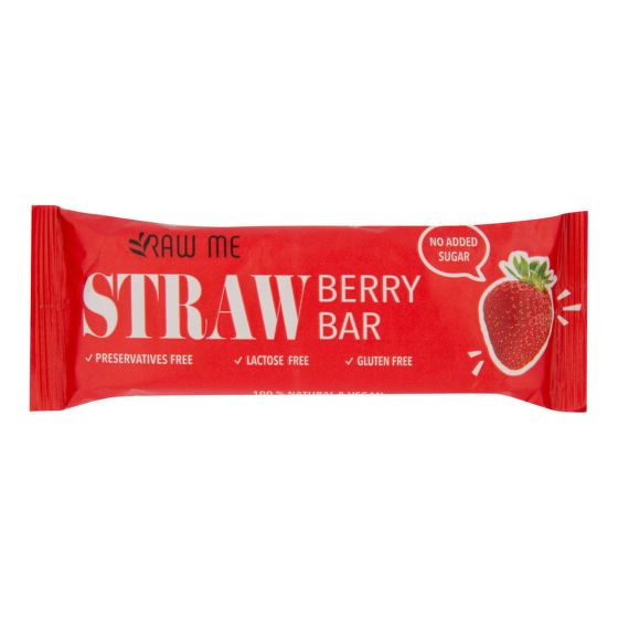 Fruit bar with strawberry 42 g   RAW ME