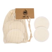 Make-up tampons washable 10 pieces made of organic cotton and bamboo   SRNECZEK