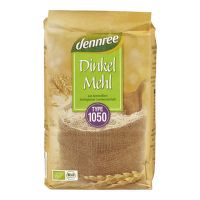 Organic spelled fine flour for bread baking TYPE 1050 1 kg   DENNREE