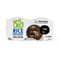 Dessert rice chocolate organic 2x130 g   THE BRIDGE