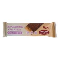 Wholegrain wafer from one grain in chocolate organic 40 g   ZEMANKA