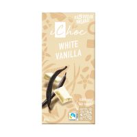 White chocolate with vanilla iChoc vegan orgnaic 80 g   VIVANI